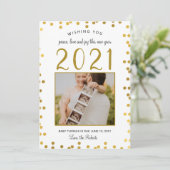 baby nieuw jaar/Kerstmis Feestdagenkaart (Staand voorkant)