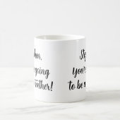 Baby Nieuwe Vader Pap Verborgen Bericht Verrassing Magische Mok (Center)