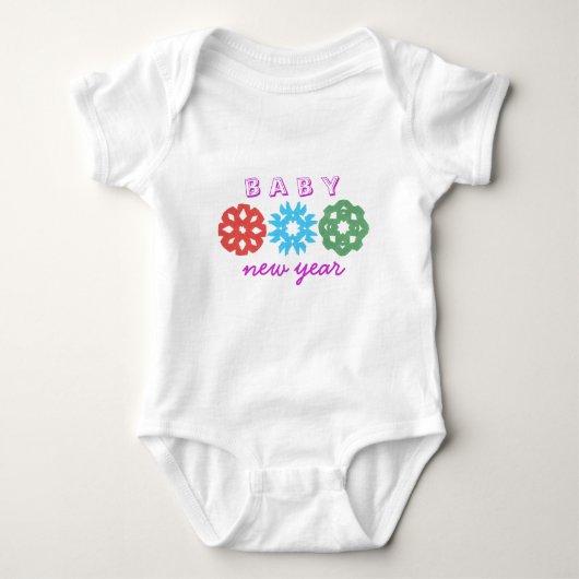 Baby Nieuwjaar Baby T-shirt (Voorkant)