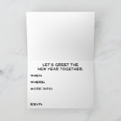 Baby Nieuwjaar met hoogste haatuitnodiging (Binnen)