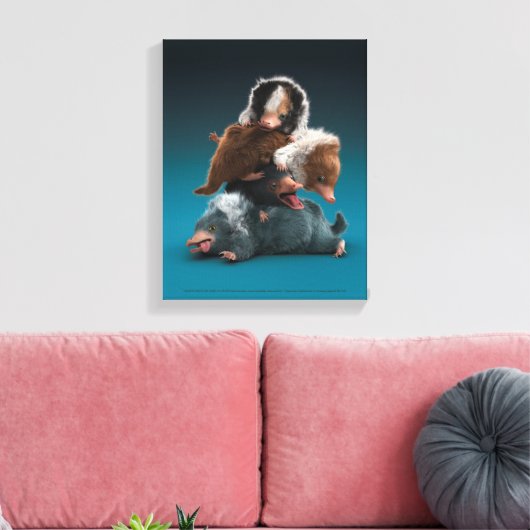 Baby NIFFLER™-pool Canvas Afdruk (Insitu (Woonkamer))