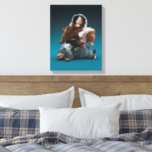 Baby NIFFLER™-pool Canvas Afdruk (Insitu (Slaapkamer))