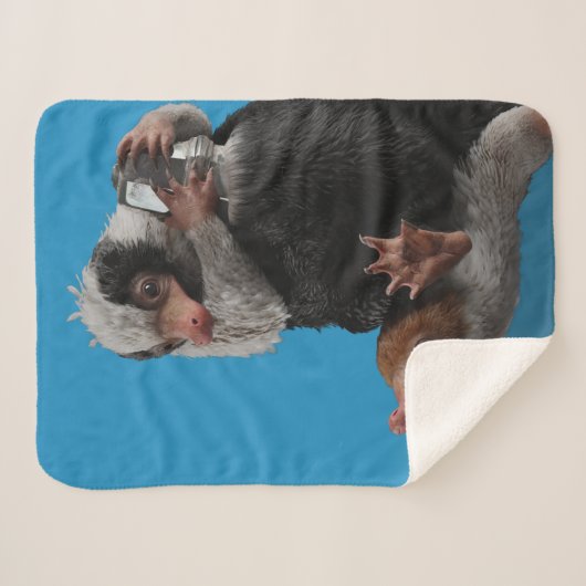 Baby Nifflers Find A Prize Sherpa Deken (Voorkant (horizontaal))