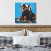 Baby Nifflers zoeken prijs Canvas Afdruk (Insitu (Slaapkamer))