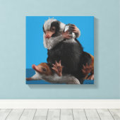 Baby Nifflers zoeken prijs Canvas Afdruk (Insitu (Houten vloer))