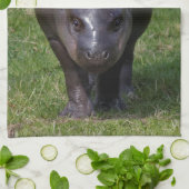 Baby Nijlpaard Keukenhanddoek (Gevouwen)