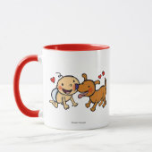 Baby Nose Kisses van de Dog Mok (Links)