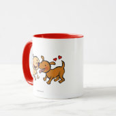 Baby Nose Kisses van de Dog Mok (Voorkant links)