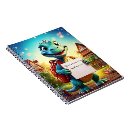 Baby notitieboek - Dinosaurus (Rechterzijde)