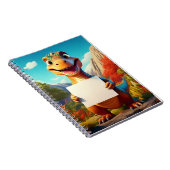 Baby notitieboek - Jouw naam hier - Dinosaurus (Rechterzijde)