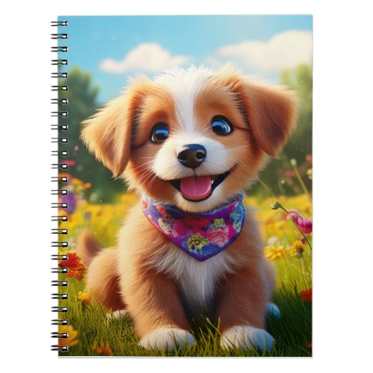 Baby notitieboek - Puppy (Voorkant)
