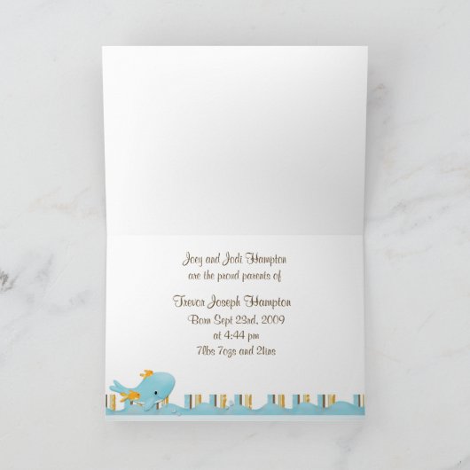 Baby Ocean Uitzicht Aankondiging (Binnen)