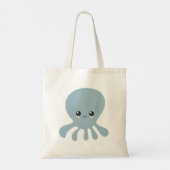 Baby Octopus Canvas tas (Achterkant)