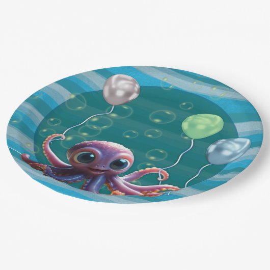 Baby Octopus Papieren Bord (Gekanteld)