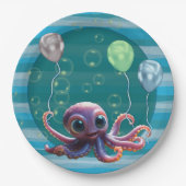 Baby Octopus Papieren Bord (Voorkant)