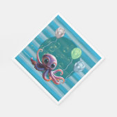Baby Octopus Papieren Servetten (Hoek)