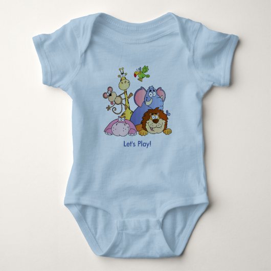 Baby odysuit-Oerwouden Romper (Voorkant)
