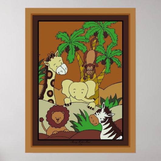 Baby Oerwoud 10 Poster (Voorkant)