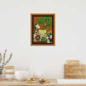 Baby Oerwoud 10 Poster (Keuken)
