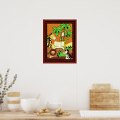 Baby Oerwoud 11 Poster (Keuken)