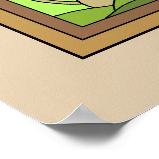 Baby Oerwoud 20 Poster (Hoek)