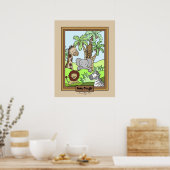 Baby Oerwoud 20 Poster (Keuken)