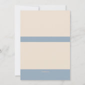 Baby Oerwoud Animals Invitation Kaart (Achterkant)