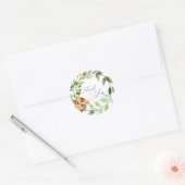 Baby Oerwoud Dieren Ronde Stickers (Envelop)