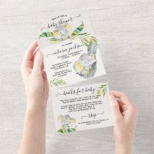 Baby Oerwoud Elephant Baby shower