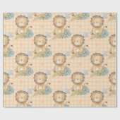 Baby Oerwoud Lion Cadeaupapier (Vlak)