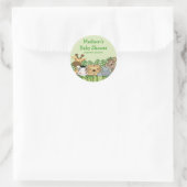 Baby Oerwoud Safari Baby shower Sticker (Tas)