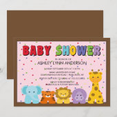 Baby Oerwouden Baby shower Kaart (Voorkant / Achterkant)