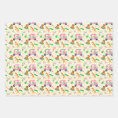 Baby Oerwouden Golfend Baby shower Inpakpapier Vel (Voorkant)