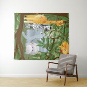 Baby Oerwouden Lg Bosbouw Wandkleed (In Situ (horizontaal))