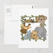 Baby Oerwouden overhemden en cadeaus Briefkaart (Voorkant / Achterkant)