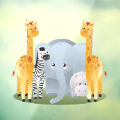 Baby Oerwouden Raamsticker (Vel 3)