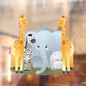 Baby Oerwouden Raamsticker (Vel 2)