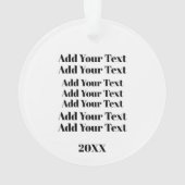 Baby of Babysitter Ornament (achterkant)