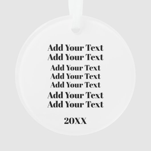 Baby of Babysitter Ornament (achterkant)