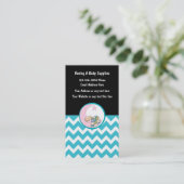 Baby of Tweede Handje winkel Visitekaartje (Staand voorkant)