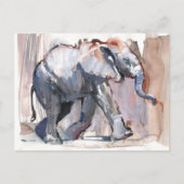 Baby olifant 2012 briefkaart (Voorkant)