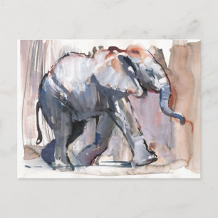 Baby olifant 2012 briefkaart