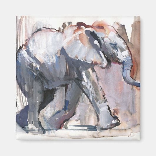 Baby olifant 2012 magneet (Voorkant)
