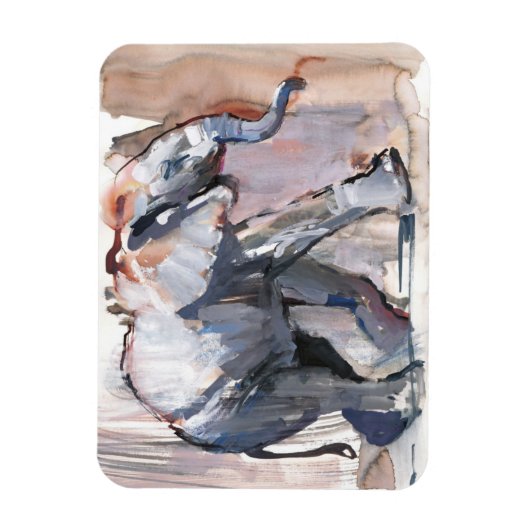 Baby olifant 2012 magneet (Verticaal)