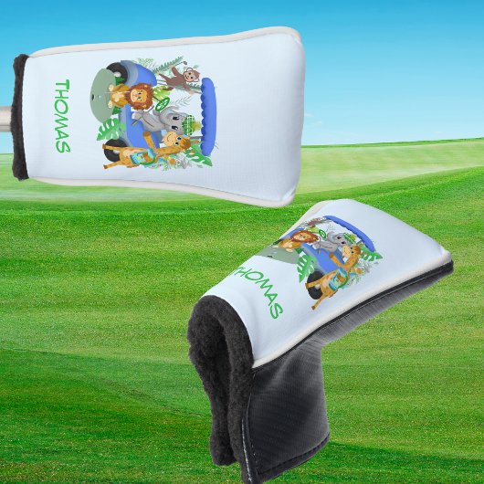 Baby Olifant & Aap Golf Golfheadcover