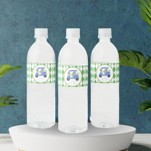 Baby Olifant & Aap Golf Waterfles Etiket
