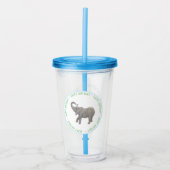 Baby Olifant Acryl Drinkbeker (Voorkant)