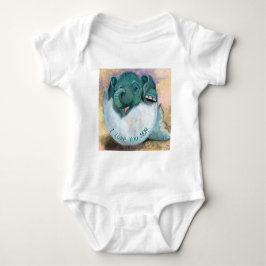 Baby Olifant Baby Bodysuit - Ik hou van je Mam