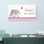 Baby olifant Baby shower banner, welkomstbord Spandoek (Beurs)