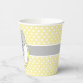 Baby Olifant Baby shower gepersonaliseerd Papieren Bekers (Links)